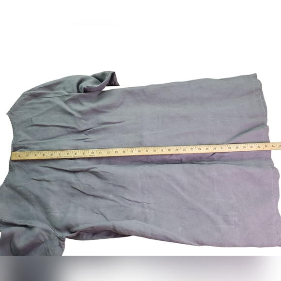 CHALK Linen Dress. Grey. SMALL - Picture 8 of 8